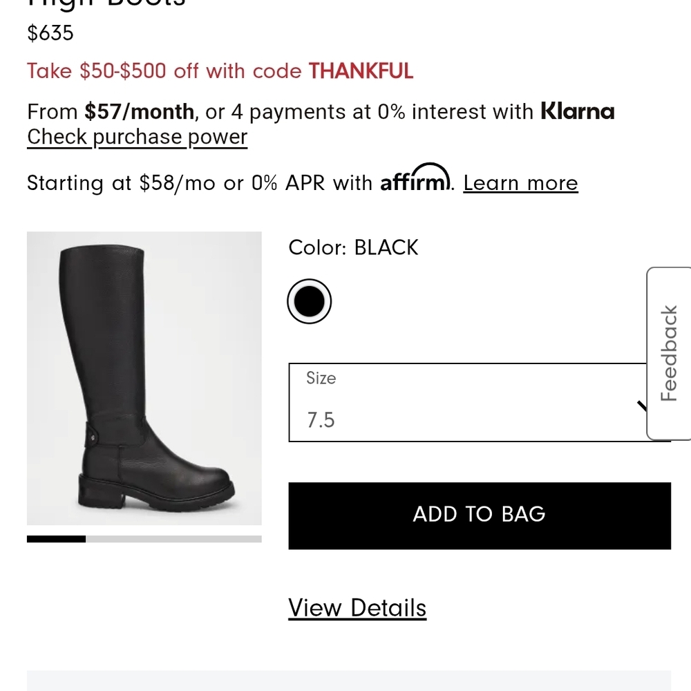 La CANADIENNE Black Heeled Boots